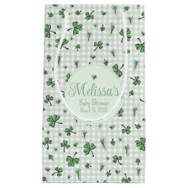 Gender Neutral Irish Clovers Baby shower Klein Cadeauzakje