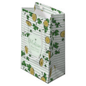 Gender Neutral Irish Clovers Baby shower Klein Cadeauzakje (Voorkant Gekanteld)