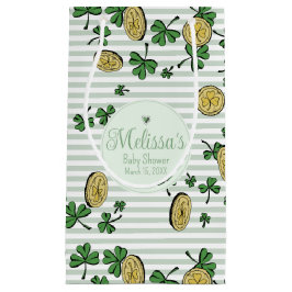 Gender Neutral Irish Clovers Baby shower Klein Cadeauzakje