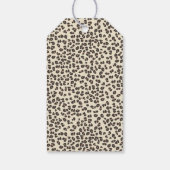 Gender Neutral Leopard Baby Shower Thank You Cadeaulabel (Achterkant)