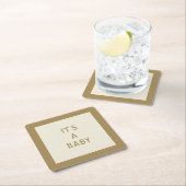 Gender Neutral Minimal Paper Onderzetter Het is ee (Insitu)