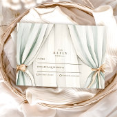 Gender Neutral Nesting Party Baby shower RSVP Kaartje