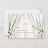 Gender Neutral Nesting Party Baby shower RSVP Kaartje (Voorkant)