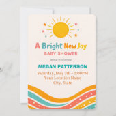 Gender Neutral Sunshine Baby Shower Kaart (Voorkant)