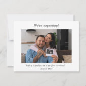 Gender Neutral Ultrasound Photo baby Announcement  (Voorkant)