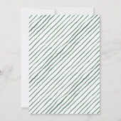 Gender Neutral Winter Christmas Baby Shower Kaart (Achterkant)