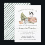 Gender Neutral Winter Christmas Baby Shower Kaart<br><div class="desc">Winter has snuck up on us. And if you're planning a babyshower for yourself or a loved one, why not utilize the season as inspiration. Invive your guests to your baby shower in style with these watercolor winter friends uitnodigingen. Get the charming baby shower uitnoations you've been looking for, for...</div>