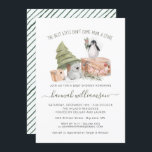 Gender Neutral Winter Christmas Baby Shower Kaart<br><div class="desc">Winter has snuck up on us. And if you're planning a babyshower for yourself or a loved one, why not utilize the season as inspiration. Invive your guests to your baby shower in style with these watercolor winter friends uitnodigingen. Get the charming baby shower uitnoations you've been looking for, for...</div>