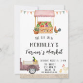 Gender Neutrale Boerenmarkt Uitnodiging Verjaardag (Voorkant)