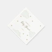 Gender Neutrale Wolken en Sterren Servet (Hoek)