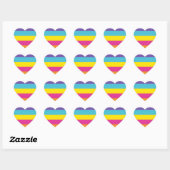 Gender Nonbinary Pride Flag Hart Sticker (Vel)