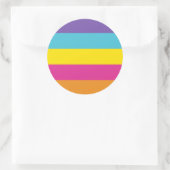 Gender Nonbinary Pride Flag Ronde Sticker (Tas)