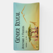 Gender onthullen Afrikaanse Safari Spandoek (Verticaal)