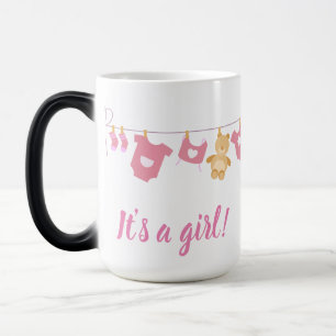 Gender onthullen dat het een meisje is magische mok