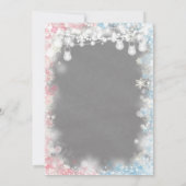 Gender onthullen Een beetje sneeuwvlokken is onder Kaart (Achterkant)