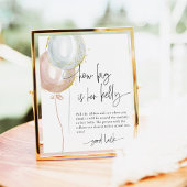 Gender onthullen hoe groot is haar buik Baby spel Poster