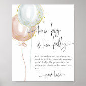Gender onthullen hoe groot is haar buik Baby spel Poster (Voorkant)