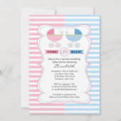 Gender onthullen Meisje of Jongen Baby shower Kaart (Voorkant)