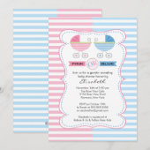 Gender onthullen Meisje of Jongen Baby shower Kaart (Voorkant / Achterkant)