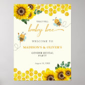 Gender Onthullen Partij Wat zal Baby welkom zijn Poster (Voorkant)