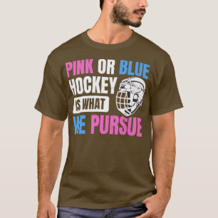 Gender onthullen partijontwerp voor een Ice Hockey T-shirt
