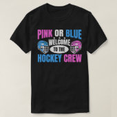 Gender onthullen partijontwerp voor een Ice Hockey T-shirt (Design voorkant)