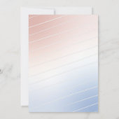 Gender onthullen partijuitnodiging. Jongen of meis Kaart (Achterkant)