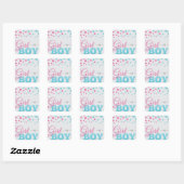 Gender onthullen Party Daisy Stickers (Vel)