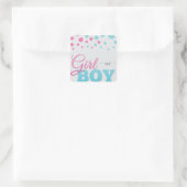 Gender onthullen Party Daisy Stickers (Tas)
