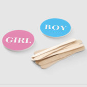 Gender onthullen Party Guess Boy of Girl Baby show Handwaaier (Niet-gemonteerd)