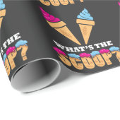 Gender onthullen Party - Ice crème Wat is er aan d Cadeaupapier (Rol Hoek)