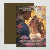 Gender Onthullen Party Prins of Prinses Uitnodigin Kaart (Voorkant / Achterkant)