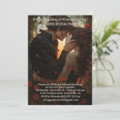 Gender Onthullen Party Prins of Prinses Uitnodigin Kaart (Staand voorkant)