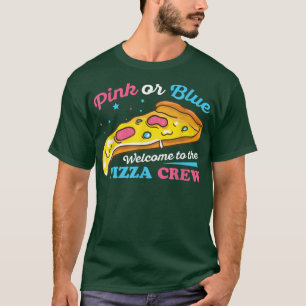 Gender onthullen Pizza-design voor een Pizza Lover T-shirt