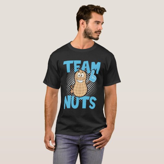 Gender onthullen Py Team Nuts T-shirt (Voorkant volledig)