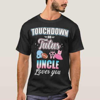Gender onthullen Touchdowns of tutus oom Matching  T-shirt