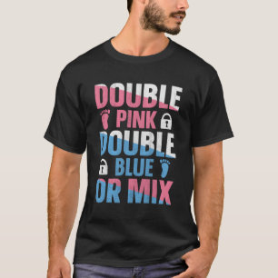 Gender onthullen tweeling citaat voor een gender o t-shirt