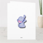 gender onthullen uitnodiging voor wenskaart (Achterkant)