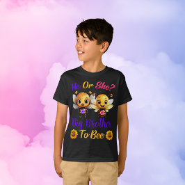 Gender Onthullen Zij Grote Broer Naar Bee Boys Zwa T-shirt