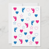 Gender onthullend partijfoto Uitnodiging (Achterkant)