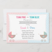 Gender onthulling Baby shower Uitnodiging (Voorkant)