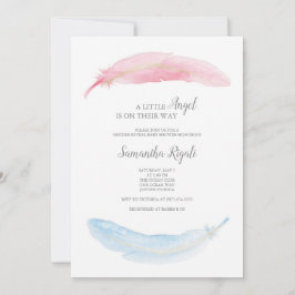 Gender onthulling de uitnodiging van Little Angel