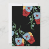 Gender onthulling Fiesta Mexican Florals Kaart (Achterkant)