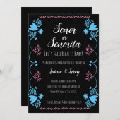 Gender onthulling Fiesta Papel Picado Kaart (Voorkant / Achterkant)