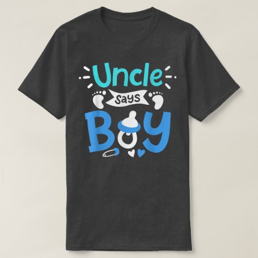 Gender onthulling oom T-Shirt (Design voorkant)