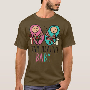 Gender onthulling partijteam Gezonde Baby T-shirt