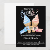 Gender onthulling Party, Wat is de Scoop? Kaart (Voorkant / Achterkant)