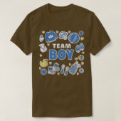 Gender onthulling Team Boy529 T-shirt (Design voorkant)