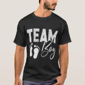 Gender onthulling Team Boy Blue T-shirt (Voorkant)