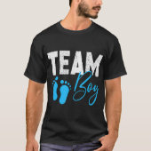 Gender onthulling Team Boy Blue T-shirt (Voorkant)